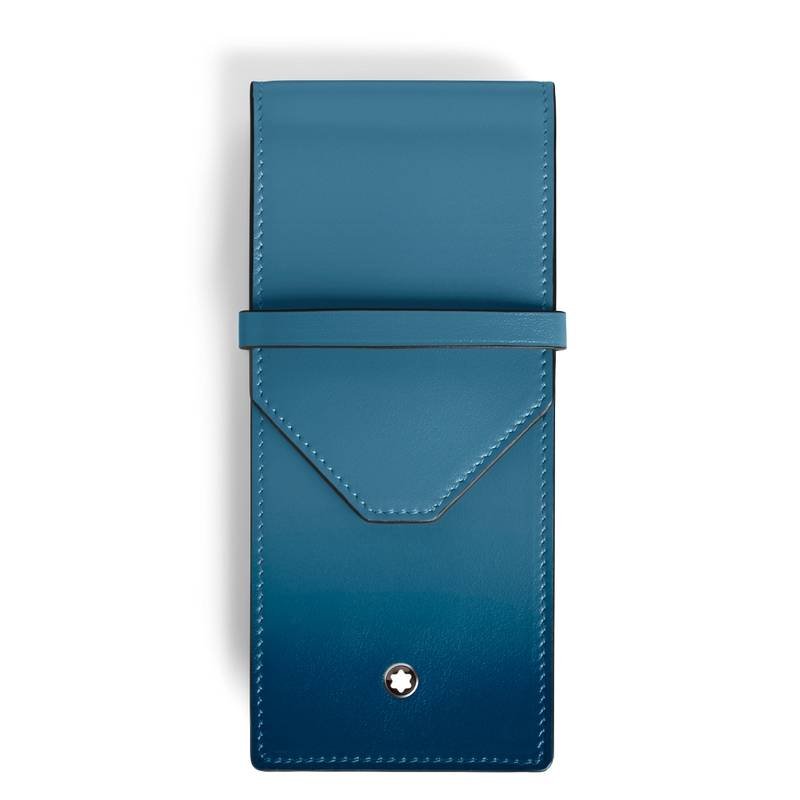 Montblanc Meisterstück Sfumato Etui für drei Schreibgeräte Smoky Blue Montblanc Meisterstück Sfumato Etui für drei Schreibgeräte Smoky Blue von Montblanc