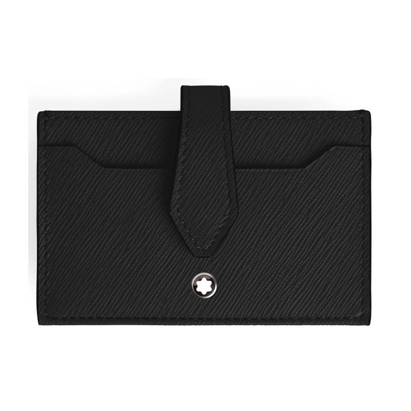 Montblanc Sartorial Kartenetui mit Lasche 5cc Schwarz von Montblanc