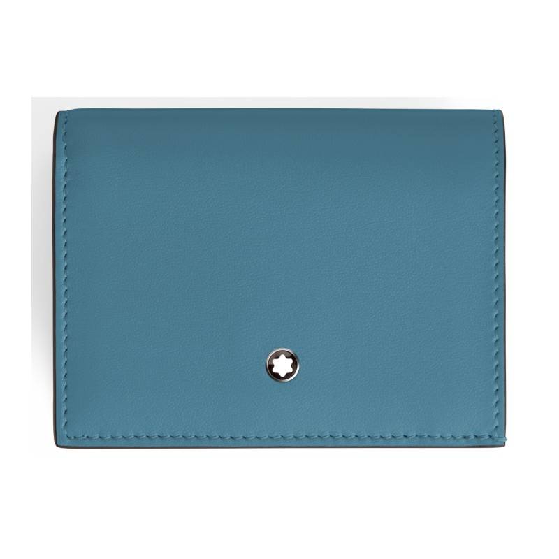 Montblanc Soft Brieftasche Kontinental Nano 3cc Smoky Blue Montblanc Soft Brieftasche Kontinental Nano 3cc Smoky Blue von Montblanc