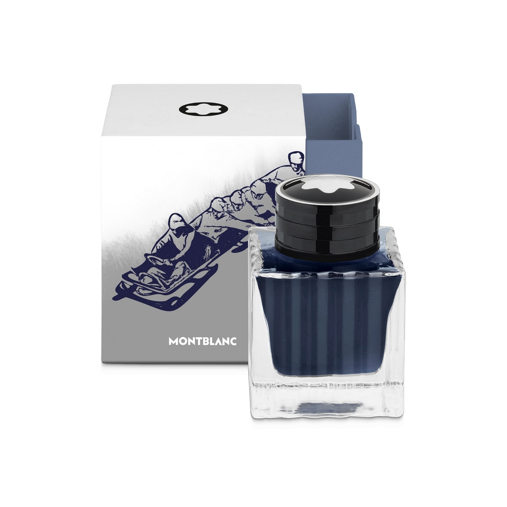 Montblanc Tintenfass Meisterstück x Olympic Heritage Chamonix 1924 Blau 50 ml von Montblanc