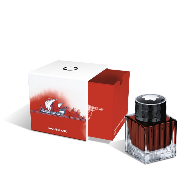 Montblanc Tintenfass Meisterstück x Olympic Heritage Paris 1924 Rot 50 ml von Montblanc