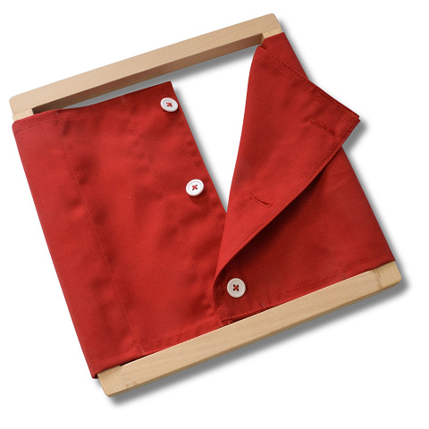 Montessori Rahmen mit kleinen Knöpfen, Der Schlüssel zur Selbstständigkeit für Kinder Montessori Rahmen mit kleinen Knöpfen, Der Schlüssel zur Selbstständigkeit für Kinder von Montessori-Shop