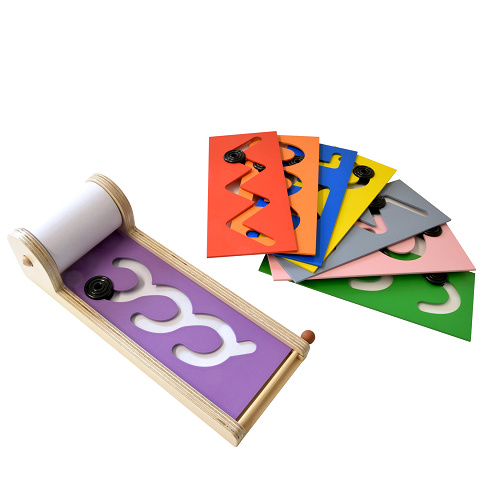 motivierende Montessori Schwungübungen, kindgerechte Schreibübungsmaschine für die Vorschule motivierende Montessori Schwungübungen, kindgerechte Schreibübungsmaschine für die Vorschule von Montessori-Shop