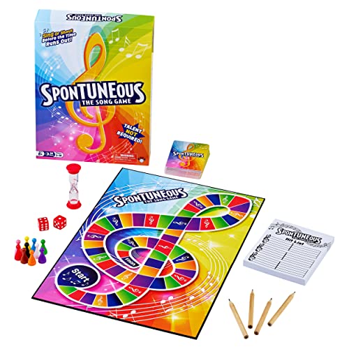 Spontuneous - The Song Game - Sing It or Shout It - Talent NOT Required - Family Party Brettspiel von Moose