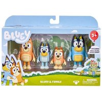 BLUEY Figuren-4er-Pack (Familie) von Moose Toys