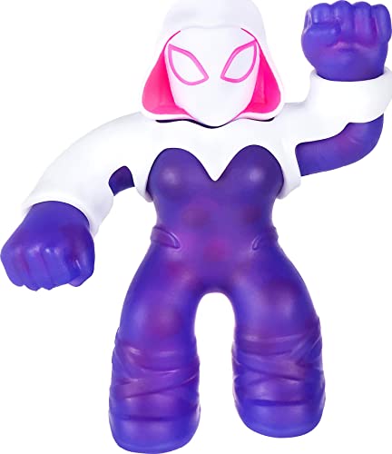 Heroes of GOO JIT Zu Marvel-Helden-Packung mit Ghost Spider: super Stretchy Marvel-Held mit spannender Schleimfüllung; 11,5 cm groß von Heroes of Goo Jit Zu