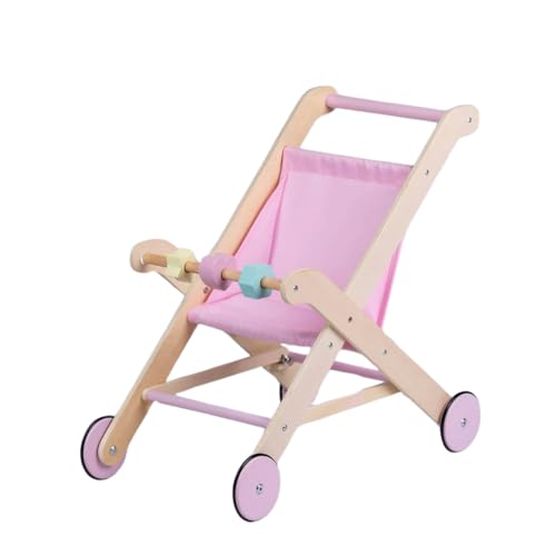 MOOVER Holz Puppenbuggy rosa pink, MOOV-881883 von Moover