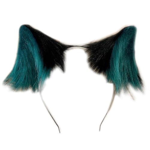 Cosplay-Requisiten, Wolfs-Haarreifen, pelziger Schwanz, Haarstyling für Halloween, Stirnband, pelziges Kätzchen, Tier, Karneval, Cosplay-Kostüme für Damen, Halloween von Morain