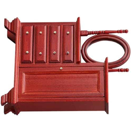 Handcrafts Miniatur-Puppenhaus aus Holz, europäisches Design, Möbel für 1:12 Maßstab, Dekoration, Kommode Handcrafts Miniatur-Puppenhaus aus Holz, europäisches Design, Möbel für 1:12 Maßstab, Dekoration, Kommode von Morain