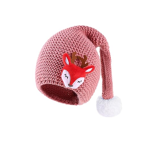 Kindermütze, Baby-Strickmütze, Bommel, Babyhaube, Weihnachtsgeschenk, Neujahrsgeschenk, festliches Urlaubszubehör für Jungen, Mädchen, Jungen und Mädchen, Weihnachtsmütze Kindermütze, Baby-Strickmütze, Bommel, Babyhaube, Weihnachtsgeschenk, Neujahrsgeschenk, festliches Urlaubszubehör für Jungen, Mädchen, Jungen und Mädchen, Weihnachtsmütze von Morain