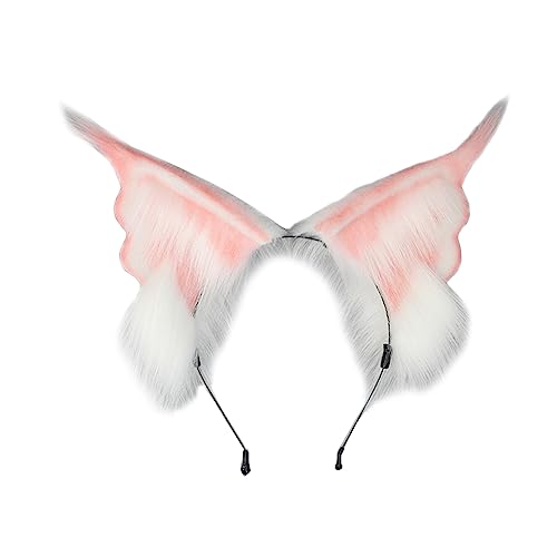 Morain Anime Cosplay Requisiten Haarreifen pelziges Haarstyling für Halloween Stirnband Pelztier Karneval von Morain