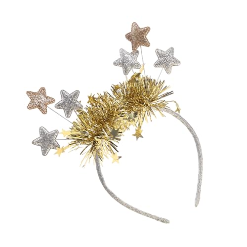 Morain Festive Headwear, Star Blingbling Headband Christmas Headwear Christmas Party Photo Props Christmas Party Headwear Cosplay Accessories von Morain