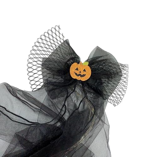 Morain Leuchtender Rosen-Stirnband für gespenstete Braut, Cosplay, Halloween, Blumen-Mottopartys, dunkler Kürbis, Haarreif mit Schleier, Rose, Halloween-Stirnband, beleuchtet von Morain