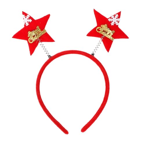 Morain Mistelzweig-Stirnband für Weihnachten, Geweih, Kopfbedeckung, Haarreifen für Halloween, Weihnachten, Kopfschmuck, Partyzubehör, Weihnachts-Stirnbänder, Großpackung von Morain