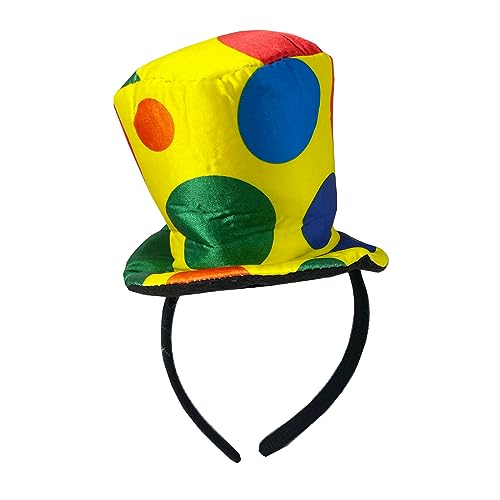 Morain Stirnbänder, lustige Clowns Stirnband Geburtstag Party Cosplay Clown Kopfbedeckung Haarschmuck Halloween Kostüm Haarband von Morain