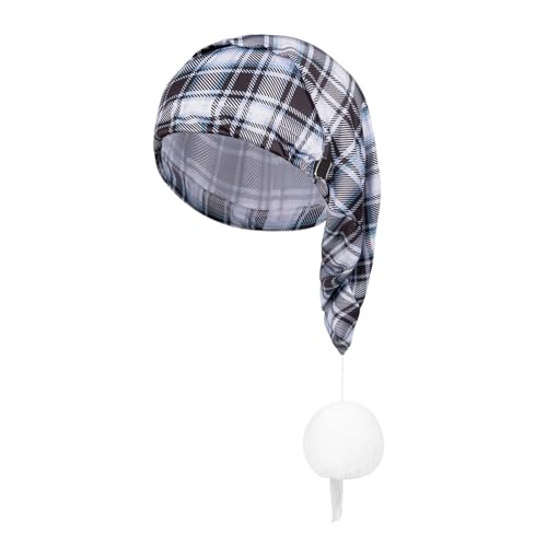 Morain Weihnachtsmütze, dicke Plaids und weiße pelzige Pompons für Partys, Verkleidungen, Cosplay, mehrfarbige Hüte, Erwachsene, Großpackung Morain Weihnachtsmütze, dicke Plaids und weiße pelzige Pompons für Partys, Verkleidungen, Cosplay, mehrfarbige Hüte, Erwachsene, Großpackung von Morain