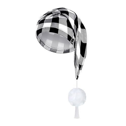 Morain Weihnachtsmütze, dicke Plaids und weiße pelzige Pompons für Partys, Verkleidungen, Cosplay, mehrfarbige Hüte, Erwachsene, Großpackung Morain Weihnachtsmütze, dicke Plaids und weiße pelzige Pompons für Partys, Verkleidungen, Cosplay, mehrfarbige Hüte, Erwachsene, Großpackung von Morain