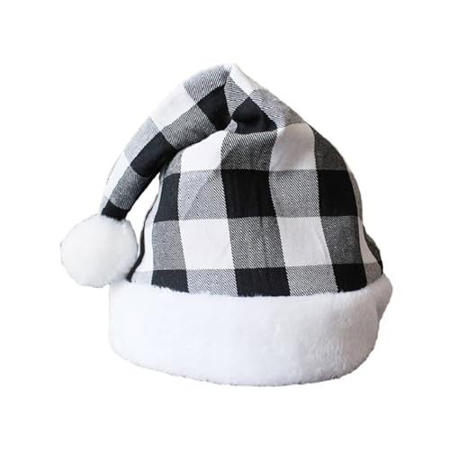 Morain Weihnachtsmütze aus Samt, Unisex, bequemes Gittermuster, Erwachsene und Jugendliche, für Festival, Urlaub, Party, Plüschmütze, Erwachsene, rot, freche und schöne Hüte Morain Weihnachtsmütze aus Samt, Unisex, bequemes Gittermuster, Erwachsene und Jugendliche, für Festival, Urlaub, Party, Plüschmütze, Erwachsene, rot, freche und schöne Hüte von Morain