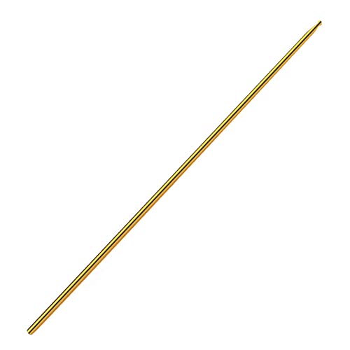 110cm Magischer Zauberstab Metall, Tragbar Magic Metall Pocket Stick Taschenstab Pocket Staff zusammenklappbarer Edelstahl-Zauberstab Magischer Teleskopstab für Magische Performance-Bühne,Gold von MoreChioce