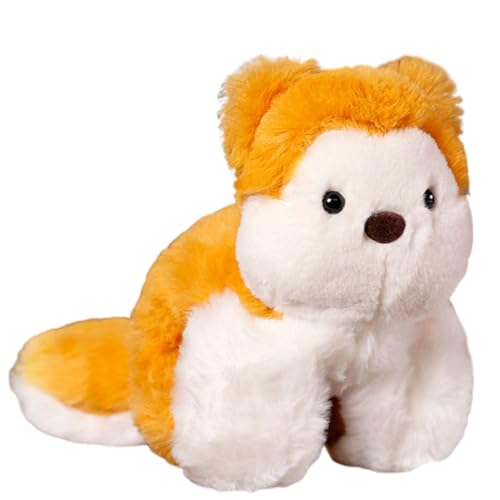 MoreChioce Kuscheltier Schnapparmband Kinder,Plüschtier Snap Armband Geschenke Stofftier Puppe Plüschtier Shiba Inu Husky Pandas AFFE Bär Fuchs Klatscharmband Weihnachten Geschenke für Mädchen Jungen von MoreChioce