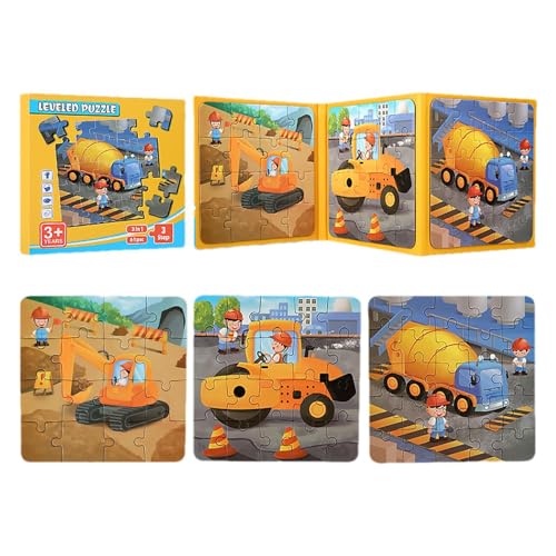 Moreeulsi Magnetische Puzzles für Kinder, magnetisches Reisepuzzle - Lernrätsel | Magnetisches Puzzle-Buch für Kleinkinder, Reise-Aktivitätsspielzeug für Kinder, Spiele für 3-4-5-jährige Kinder im von Moreeulsi