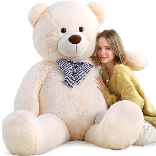 MorisMos 150cm riesen Teddy XXXL, weich groß teddybär XXL,süß kuschelbär plüschbär Freundin Mädchen Partnerin Ehefrau Mutter Kinder Baby von MorisMos