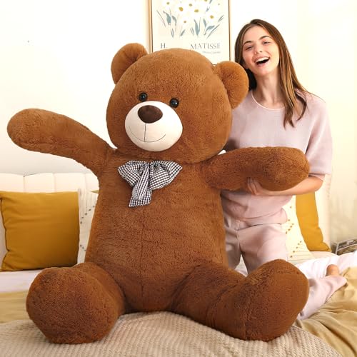 MorisMos 150cm riesen Teddy XXXL, weich groß teddybär XXL,süß kuschelbär plüschbär als Geschenk für Kinder Baby Freundin Mädchen von MorisMos