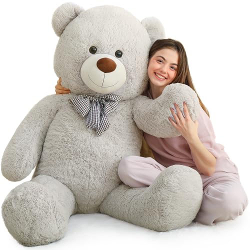 MorisMos 150cm riesen Teddy XXXL, weich groß teddybär XXL,süß kuschelbär plüschbär als Geschenk für Kinder Baby Freundin Mädchen von MorisMos