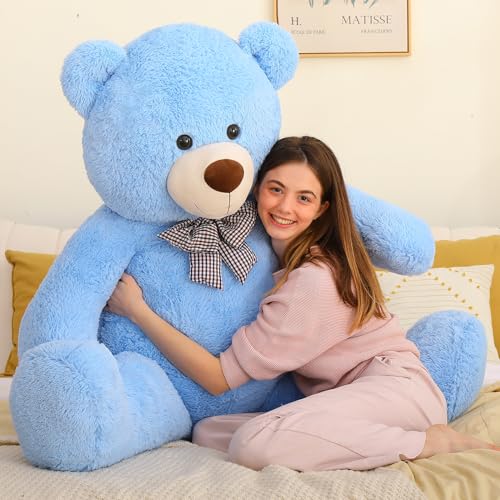 MorisMos 150cm riesen Teddy XXXL, weich groß teddybär XXL,süß kuschelbär plüschbär als Geschenk für Kinder Baby Freundin Mädchen von MorisMos