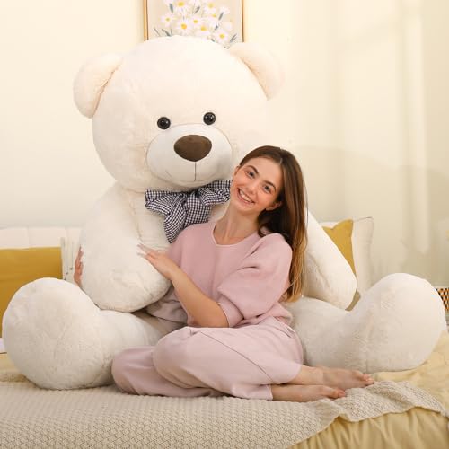 MorisMos 180cm riesen Teddy XXXL, weich groß teddybär XXL,süß kuschelbär plüschbär Freundin Mädchen Partnerin Ehefrau Mutter Kinder Baby von MorisMos