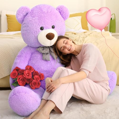 MorisMos 180cm Valentinstag Liebe Geschenke, 1.8m riesen Teddy XXXL, weich groß teddybär XXL, Kuscheltier XXL teddys Mädchen Freundin Frauen Mutter Kinder Partnerin Ehefrau von MorisMos