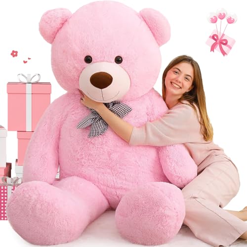 MorisMos 180cm Valentinstag Liebe Geschenke, 1.8m riesen Teddy XXXL, weich groß teddybär XXL, Kuscheltier XXL teddys Mädchen Freundin Frauen Mutter Kinder Partnerin Ehefrau von MorisMos