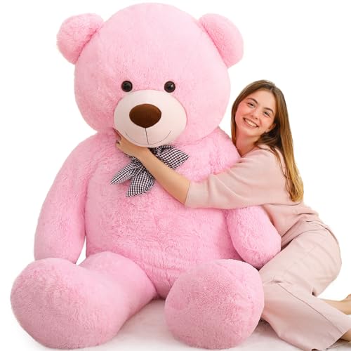 MorisMos 180cm riesen Teddy XXXL, weich groß teddybär XXL,süß kuschelbär plüschbär als Geschenk für Kinder Baby Freundin Mädchen von MorisMos