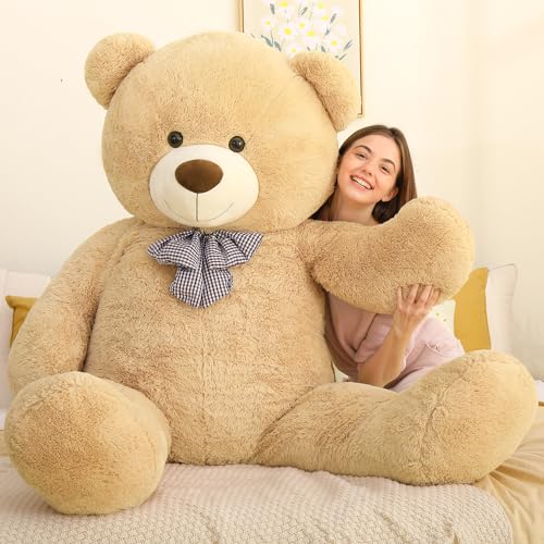 MorisMos 180cm riesen Teddy XXXL, weich groß teddybär XXL,süß kuschelbär plüschbär Freundin Mädchen Partnerin Ehefrau Mutter Kinder Baby von MorisMos