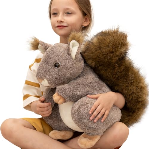 MorisMos 45cm hoch groß Eichhörnchen Kuscheltier XXL, riesen Eichhörnchen Plüschtier Stofftier, süß Squirrel Geburtstag Weihnachten Geschenk Kinder MorisMos 45cm hoch groß Eichhörnchen Kuscheltier XXL, riesen Eichhörnchen Plüschtier Stofftier, süß Squirrel Geburtstag Weihnachten Geschenk Kinder von MorisMos