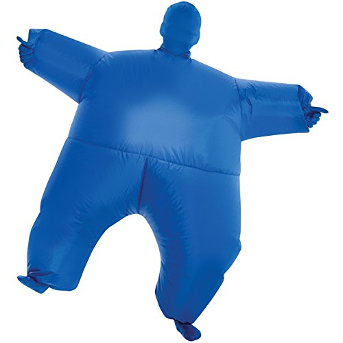 Morph Sumoringer Kostüm Aufblasbar Kinder Blau, Aufblasbares Kostüm Sumoringer, Sumoringer Kostüm Kinder, Aufblasbarer Sumoringer von Morphsuits