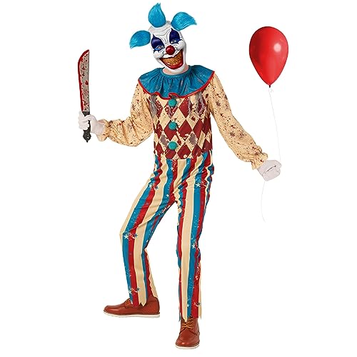 Morph Clownkostüm Kinder, Zirkus Kostüme Kinder, CLown Kostüm Jungen, Kinder Kostüm Clown, Clown Kostüm Kind, Zirkus Kostüm Kinder Größe L von Morph