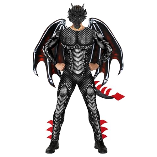 Morph Drachenkostüm Erwachsene Herren, Drachen Kostüm Erwachsene, Halloween Kostüm Herren, Karneval, Fasching & Mottopartys, L Morph Drachenkostüm Erwachsene Herren, Drachen Kostüm Erwachsene, Halloween Kostüm Herren, Karneval, Fasching & Mottopartys, L von Morph