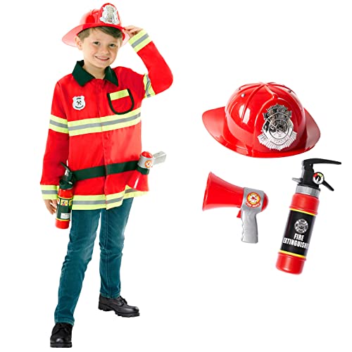 Morph Feuerwehr Kinder Kostüm, Kostüm Kinder Feuerwehrmann, Kinder Feuerwehrmann Kostüm, Karneval Kostüm Kinder Feuerwehr, Fasching Kostüm Kinder Jungen, Kostüm Kinder Jungen Feuerwehr S von Morph