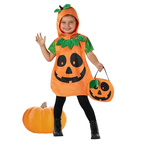 Halloween Kürbis Kostüm Kinder, Halloween Kostüm Kürbis Baby, Halloween Kostüm Kürbis Kinder, Halloween Kostüm Kürbis Mädchen Jungen, Kürbiskostüm Kleinkind - S von Morph