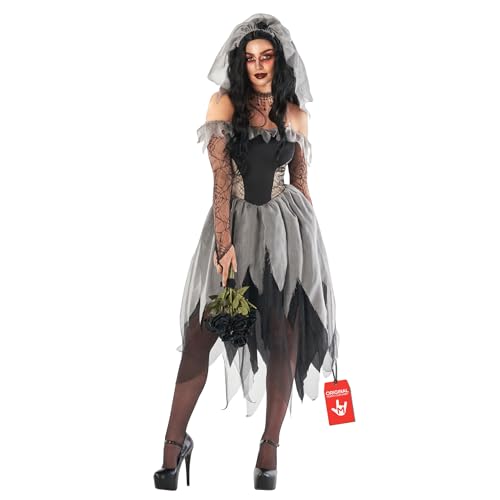 Morph Zombie Kostüm Damen, Halloween Kostüm Damen Zombie, Corpse Bride, Horror Braut, Brautkleid Halloween, Karneval und Mottopartys - XL Morph Zombie Kostüm Damen, Halloween Kostüm Damen Zombie, Corpse Bride, Horror Braut, Brautkleid Halloween, Karneval und Mottopartys - XL von Morph