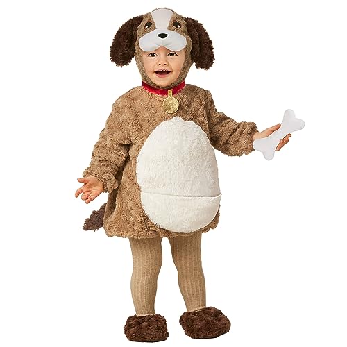 Morph Hundekostüm für Kinder, Hunde Kostüm Mädchen, Jungen Welpen Kostüm, Hunde Jumpsuit Kinder - 3-4 Jahre von Morph