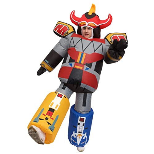 Morph MLIPRMZ Aufblasbares Kostüm Unisex, Megazord Einheitsgröße Erwachsene von Morph