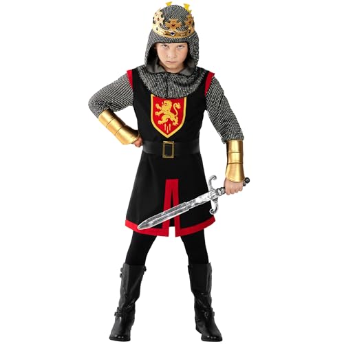 Morph Ritter Kostüm Kinder, Ritterkostüm Kinder für Jungen und Mädchen, Mittelalter, Karneval, Fasching und Halloween, L Morph Ritter Kostüm Kinder, Ritterkostüm Kinder für Jungen und Mädchen, Mittelalter, Karneval, Fasching und Halloween, L von Morph