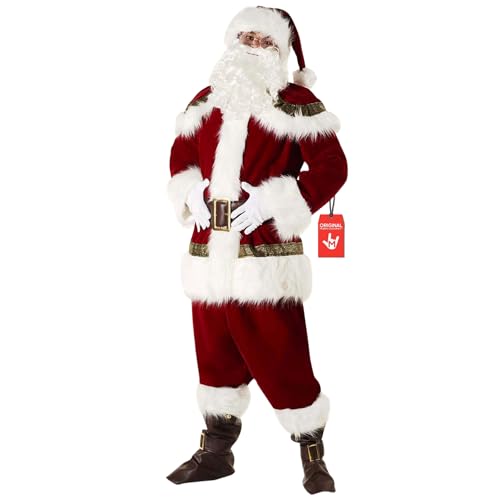 Morph Weihnachtsmann Kostüm, Weihnachtsmann Kostüm Komplett, Nikolaus Weihnachtsmann Kostüm, Nikolaus Kostüm Männer, Weihnachtsmannkostüm Männer, Weihnachtsmann Outfit - L Morph Weihnachtsmann Kostüm, Weihnachtsmann Kostüm Komplett, Nikolaus Weihnachtsmann Kostüm, Nikolaus Kostüm Männer, Weihnachtsmannkostüm Männer, Weihnachtsmann Outfit - L von Morph