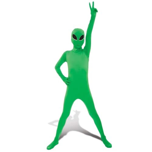 Morphsuits KPALL Ganzkörperanzug, Unisex-Kinder, Leuchtender Alien, L von Morphsuits