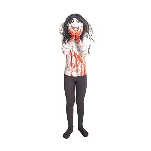 Morphsuits Costumes KPJKL - Jeff the Killer Kind Morphsuit Verrücktes Kleid Kostüm, L, 136 - 152 cm von Morphsuits