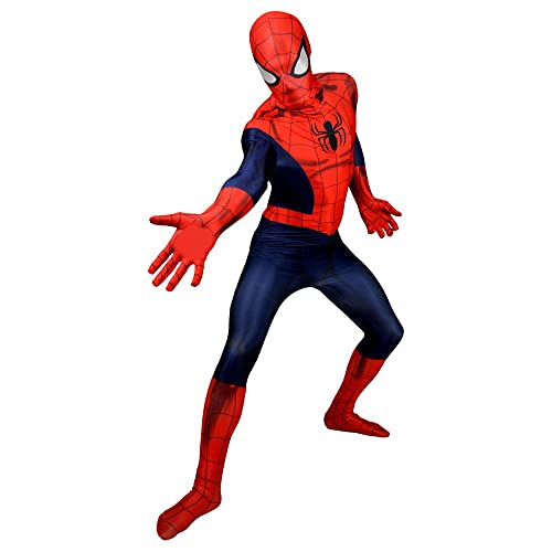 Morphsuits Erwachsene Offizielles Marvel Ganzkörperanzug Amazing Spiderman Kostüm - Größe XXL (186cm-206cm) von Morphsuits