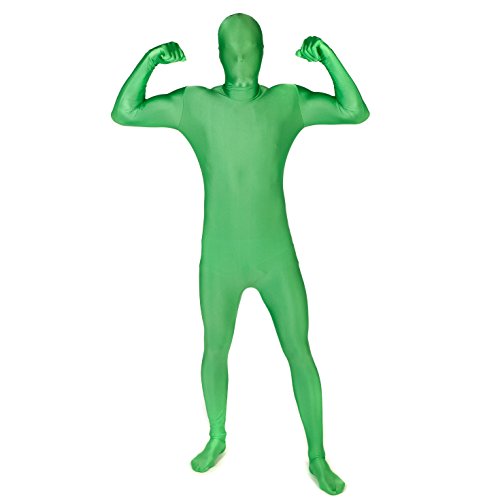 Morphsuits Grün, Ganzkörperanzug Grün, Grüner Ganzkörperanzug, Kostüm Ganzkörperanzug, Ganzkörperanzug Karneval, Herren, Ganzkörperanzug Herren, Halloween Herren L von Morphsuits