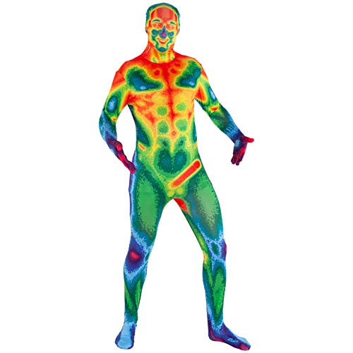 Morphsuits Infrarot Erwachsene, Kostüm Herren, Halloween Herren, Herren, Ganzkörper Kostüm Männer, Ganzkörperanzug Karneval, Zentai Suit L von Morphsuits